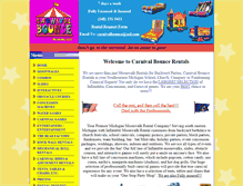 Tablet Screenshot of carnivalbounce.com